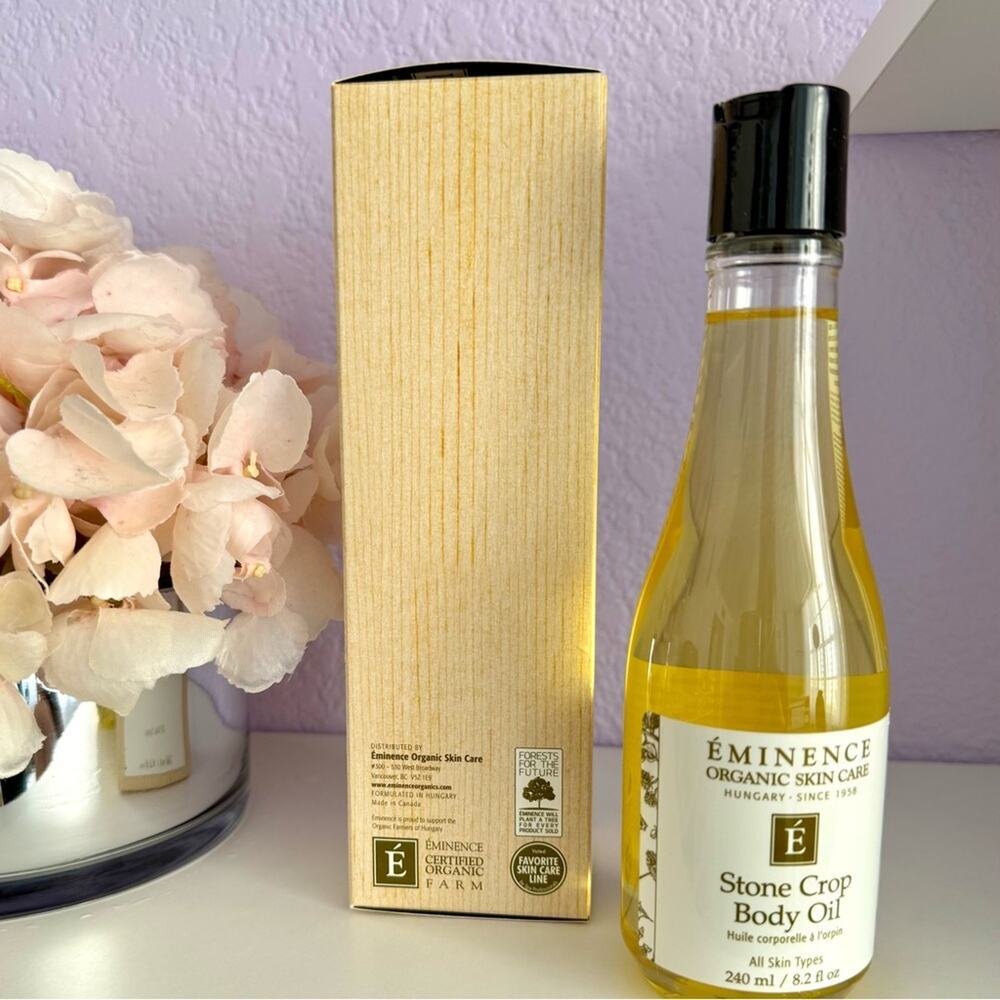 New! EMINENCE Organics Stone Crop Body Oil, 240ml/8.2oz - Picture 3 of 6